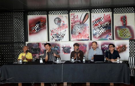 Press conference supporting Sutee on May 26 (Photo courtesy : Prachatai) 